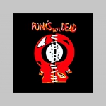 Punks not Dead KENNY  čierne teplákové kraťasy s tlačeným logom